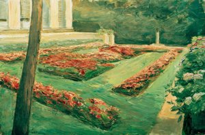 M.Liebermann, blomsterterrasse Wannsee af Max Liebermann