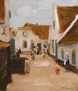 M.Liebermann, Dorfstrasse i Noordwijk af Max Liebermann