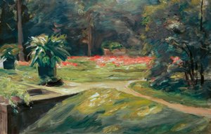 M.Liebermann, Wannseegarten Blumenterr. af Max Liebermann