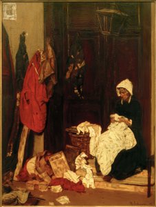 Näherin af Max Liebermann