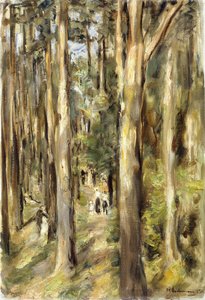 Picnic in the Woods, 1920 af Max Liebermann