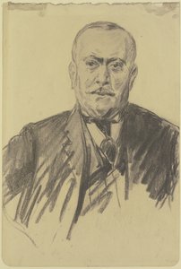 Portræt af en mand af Max Liebermann