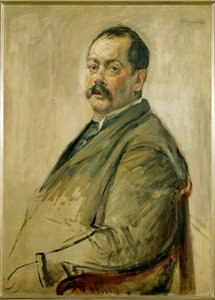 Portræt af maleren Lovis Corinth (maleri på lærred) af Max Liebermann
