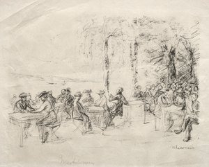 Waterfront Restaurant. af Max Liebermann