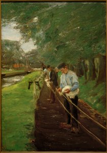 Seilerbahn i Edam af Max Liebermann