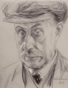 Selvportræt af Max Liebermann