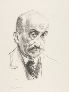 Selvportræt, 1921. af Max Liebermann