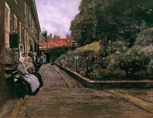 Sankt Stefans stiftelse i Leiden (1. version) af Max Liebermann