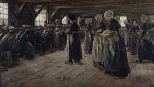 Hørstalden i Laren af Max Liebermann