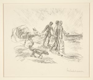 Tobias I/III af Max Liebermann