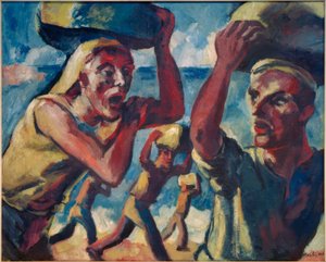 Italienske stenstøtter af Max Pechstein