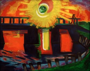 solnedgang af Max Pechstein