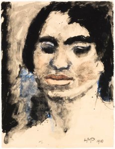 Kunstnerens svigermor af Max Pechstein