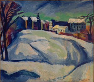 Vinterlandskab II af Max Pechstein