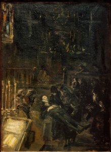 Aufbahrung Don Giovannis af Max Slevogt