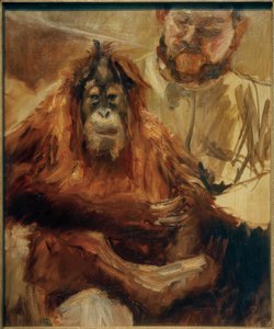 Orangutangsejleren og hans vogter af Max Slevogt