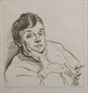 M.Slevogt, Nini Slevogt, kunstnerens hustru af Max Slevogt