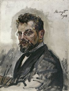 selvportræt af Max Slevogt