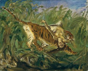 Tiger i junglen af Max Slevogt