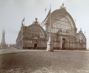 Machines corner, All-Russia Exhibition, Nizhny Novgorod, Rusland, 1896.