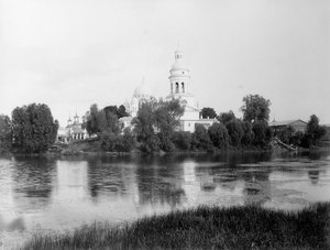 Frelserens katedral den gamle fair katedral, Nizhny Novgorod, Rusland, 1896