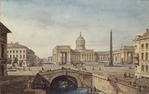 Kazan-katedralen i Sankt Petersborg, 1817