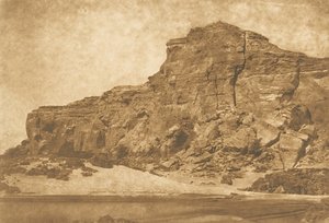 Djebel-Aboucir - Venstre bred af den anden grå stær, 25. marts 1850. af Maxime Du Camp