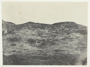 Gournah, Necropolis of Thebes, Thebes, 184951, trykt 1852. af Maxime Du Camp