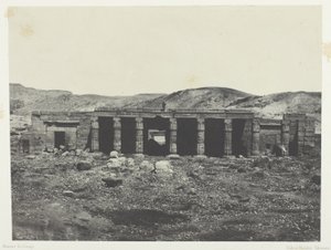 Gournah, Palace of Menephta 1st; Theben af Maxime Du Camp