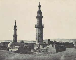 Øvre Egypten. Girgeh. Moskeen i Ali-Bey, 1850. af Maxime Du Camp