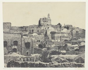 Jerusalem, det vestlige kvarter; Palæstina af Maxime Du Camp