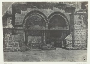 Jerusalem, Nedre Arkader af Den Hellige Gravs Kirke, Palæstina, 184951, trykt 1852.