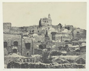 Jerusalem, det vestlige kvarter; Palæstina af Maxime Du Camp