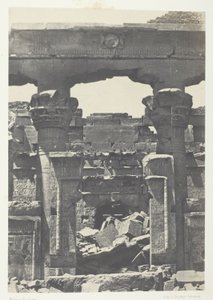 Kalabsheh, Porte du Pronaos; nubia af Maxime Du Camp