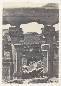 Kalabsheh, Porte du Pronaos; nubia af Maxime Du Camp