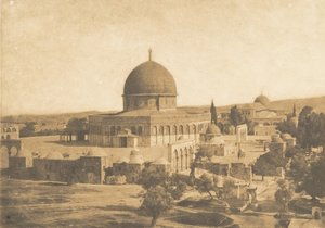 Moskeen i Omar, Jerusalem, august 1850. af Maxime Du Camp
