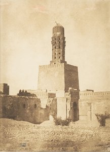 Den østlige minaret af Khalif Hakem-moskeen, Kairo, 27. december 1849. af Maxime Du Camp