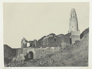 Bellal-moskeen i Bab Village, Nubia, 184951, trykt 1852. af Maxime Du Camp