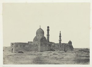 Ayoubitternes moske og grav, Le Kaire, 184951, trykt 1852. af Maxime Du Camp
