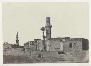 Moske nær Bab-el-Saïda, Kairo af Maxime Du Camp