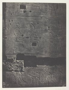 Western Wall, Great Temple of Isis at Philoe; Nubia, plade 78 fra albummet "Egypte, Nubie, Palestine et Syrie" (1852) af Maxime Du Camp