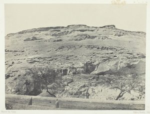 Necropolis of Ancient Lycopolis, Øvre Egypten, 184951, trykt 1852. af Maxime Du Camp