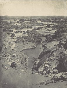 Nubien. Cavalier View of the Second Cataract, 1850. af Maxime Du Camp