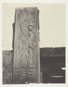Karnak Palace, Søjle Foran Granit Sanctuary; Theben