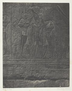 Karnak Palace, Udvendige Skulpturer af Granit Sanctuary; Theben af Maxime Du Camp