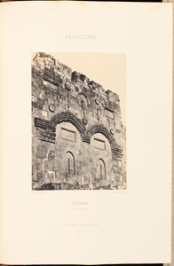 Palæstina. Jerusalem. Den gyldne port af Maxime Du Camp