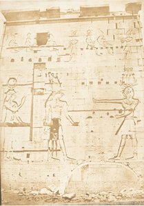Anden pylon i Isis-templet i Philae, 13. april 1850.