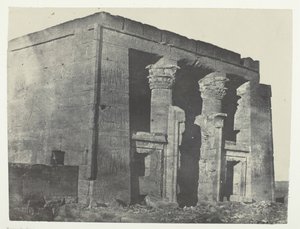 Temple De Dakkeh, Naos, Nubie, 184951, printed 1852. af Maxime Du Camp