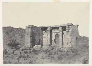 Tafeh-templet (det gamle Taphis), Nubien af Maxime Du Camp