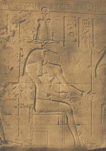 Thoth Ibiocephalus God of Letters to Philae, april 1850. af Maxime Du Camp